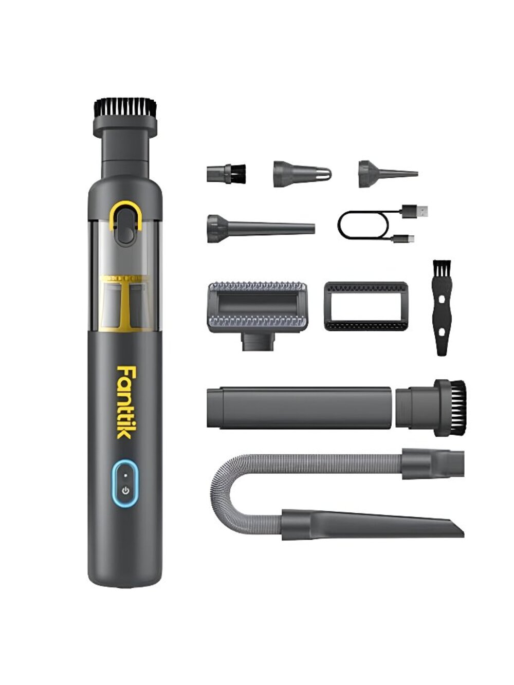 Fanttik Slim V8 APEX Cordless Car Vacuum & Air Duster, 4-in-1 Portable Mini - F2